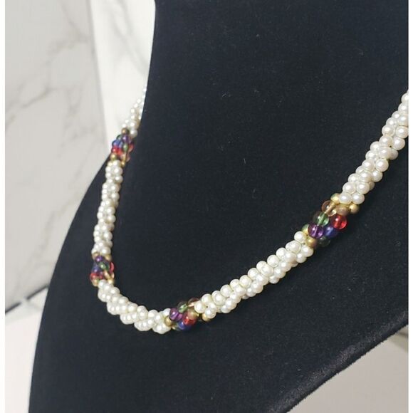 ANNE KLEIN II Twisted Bead Classic Necklace - Picture 3 of 6